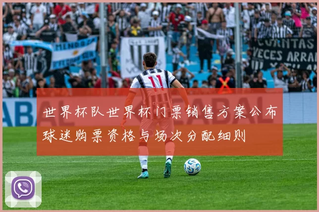世界杯队世界杯门票销售方案公布球迷购票资格与场次分配细则